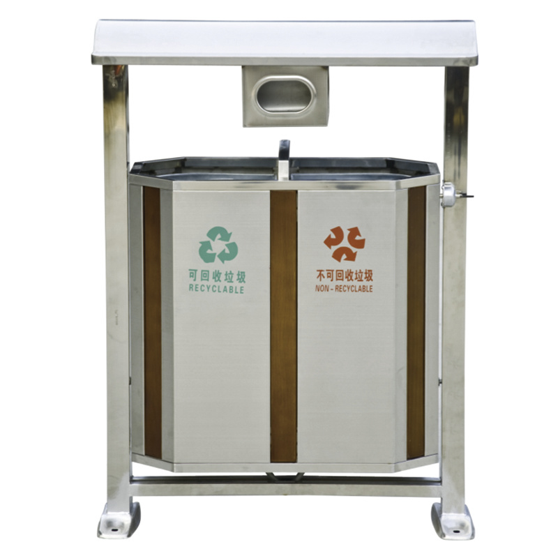不(bù)鏽鋼垃圾桶